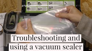 How To Use amp Troubleshoot a Vacuum Sealer [upl. by Esnofla48]