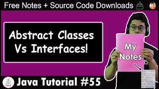 Java Tutorial Abstract Classes Vs Interfaces [upl. by Klemm153]