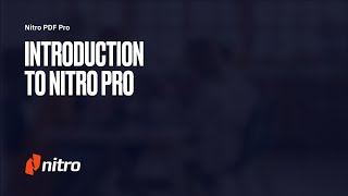 Nitro Pro Overview [upl. by Demetri]