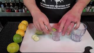 How To Cut Lemons and Limes For Bartending [upl. by Gisele611]