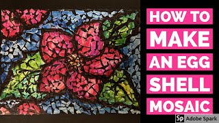 How To Make An Eggshell Mosaic Painting [upl. by Lela]