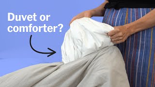 Comforter Duvet and Duvet Cover Whats the Difference [upl. by Kimitri]