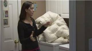 Housekeeping Instructions  How to Wash a Down Comforter [upl. by Cerelly]