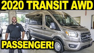 2020 Ford Transit Passenger Van AWD  Exterior amp Interior REVIEW [upl. by Sherard]