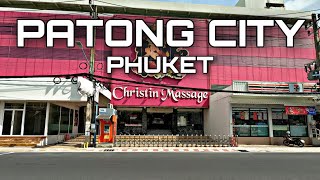 CHRISTINE MASSAGE  PATONG PHUKET 2021 Walking Tour  Phuket Thailand 🇹🇭  4K [upl. by Enyak5]