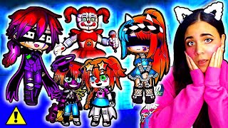 AFTON FAMILY REUNION 👪 FNAF Gacha Life Mini Movie Reaction [upl. by Ozne]