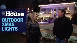 How to Safely Hang Outdoor Christmas Lights  Ask This Old House [upl. by Rimahs231]