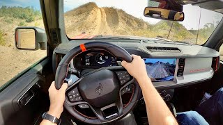 2022 Ford Bronco Raptor  POV Offroad Driving Impressions [upl. by Bonaparte]