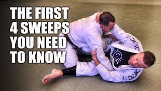 The First 4 Sweeps You Need To Know  JiuJitsu Basics [upl. by Giza224]