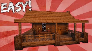 Minecraft How To Build A Small Survival Starter House Tutorial Easy [upl. by Charry975]