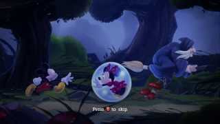 Castle of Illusion Starring Mickey Mouse 100 Walkthrough  Intro amp Enchanted Forest  Act 1 [upl. by Cathee]