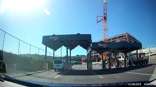 Dashcam  Wellington Airport South Exit [upl. by Enylodnewg]