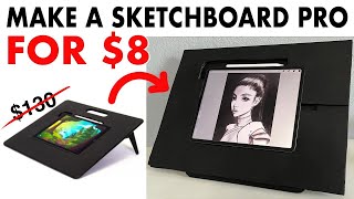 8 Sketchboard Pro DIY  Sketchboard Pro Alternative  iPad Pro Drawing Stand Board  DIY Tutorial [upl. by Gelasias]