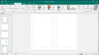 How to set up a booklet in Publisher [upl. by Edieh633]