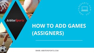 How To Add Games Assigners [upl. by Pressman652]