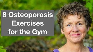 Weight Training and Osteoporosis • 8 Gym Exercises [upl. by Kev]