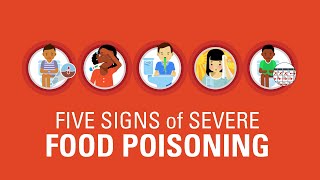 Five Signs of Severe Food Poisoning [upl. by Burnaby]