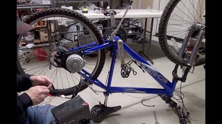 Powerful Electric Bike Conversion Part I EBike Conversion Kit Installation [upl. by Ydahs]