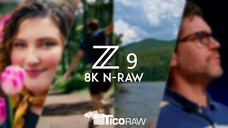 Nikon Z9 8K NRAW Video Review TicoRAW  The FUTURE of RAW [upl. by Heyer]