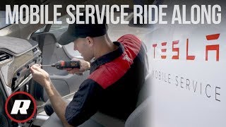 Ride along with Tesla Mobile Service and fix some electric cars [upl. by Llebyram]