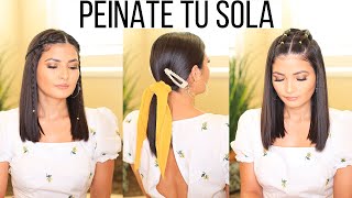 APRENDE A PEINARTE SOLA PEINADOS FACILES Y RAPIDOS  Bessy Dressy [upl. by Julienne]