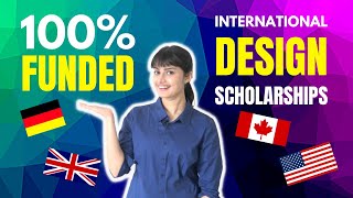 Scholarships for Indian students to study DESIGN abroad [upl. by Ailuj779]