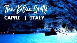 Blue Grotto Capri Italy  Grotta Azzurra Italia [upl. by Euqitsym142]