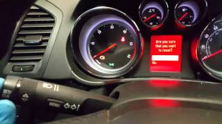 Vauxhall insignia service light reset [upl. by Laforge]