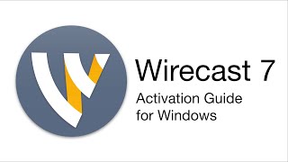 Wirecast Tutorial  Install and Activate for Windows [upl. by Resa]