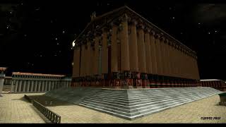 Artemision of Ephesus by night 3d reconstruction [upl. by Hedaza]