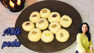 പാൽ പേട  ദീപാവലി സ്പെഷ്യൽ  Two Ingredient Milk Peda  Paal Peda  Diwali Special  Arathi’s Recipe [upl. by Emarej]