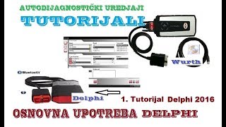 Univerzalna dijagnostika DELPHI Osnovna upotreba Tutorijal 1 [upl. by Gnoz747]