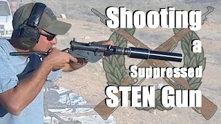 Shooting a STEN Gun Suppressed [upl. by Jeromy]