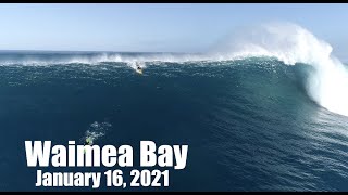 Waimea Bay 11621 Huge waves [upl. by Aisayt]