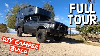 Couple Builds RV  COMPLETE TOUR  New Project Announcement [upl. by Bendix]