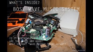 Whats Inside  Bose Wave Music System Teardown [upl. by Bedell]