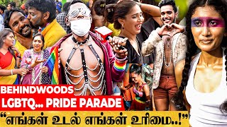 quotஇது எங்களோட உடல் எங்களோட உரிமைquot LGBTQ PRIDE PARADE  LIVE VISIT [upl. by Ateuqram]