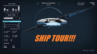 Starfield Starborn Guardian Ship Tour amp Walkaround [upl. by Ratcliff]