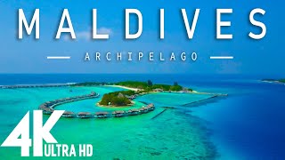 FLYING OVER MALDIVES 4K UHD  Relaxing Music Along With Beautiful Nature Videos4K Video Ultra HD [upl. by Sianna807]