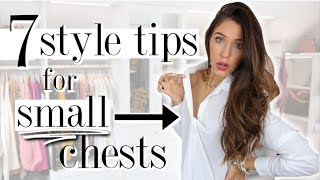 7 Style Tips for Women with SMALL CHESTS itty bitty [upl. by Nafis]