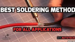 Best Soldering Technique  How To Solder in HD [upl. by Enomis]