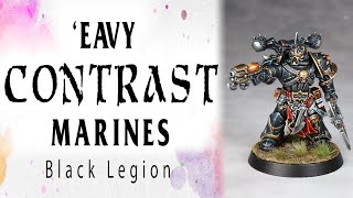 Eavy Contrast Marines  Black Legion [upl. by Llehsam]