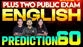 Plus Two Public Exam English  Prediction 60  Eduport Plus Two [upl. by Aenad387]