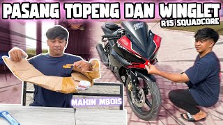 Unboxing Topeng Dan Winglet Yamaha R15v2 Squadcore [upl. by Pascal837]