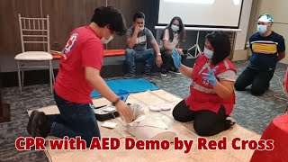 How to Perform CPR And Use a Defibrillator AED [upl. by Crudden]