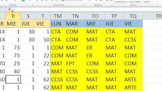 HORARIOS AUTOMÁTICOS CON EXCEL PARA DOCENTES Y ALUMNOS [upl. by Odnanreh]