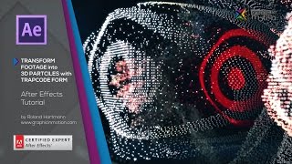 Turn Footage into 3D Particles with Trapcode Form  After Effects Tutorial [upl. by Ahsauqram]