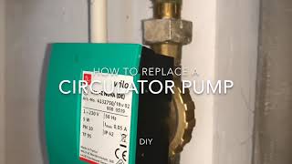 How to replace a circulation pump circulator pump Speed Circulator by Wilo DIY [upl. by Elaynad]