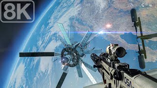 OODIN Space Station Under Siege  Call of Duty Ghosts  8K [upl. by Laersi45]