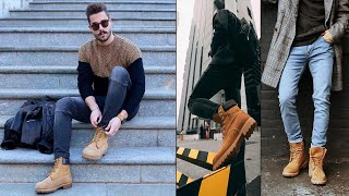 BEST TIMBERLAND BOOTS OUTFITS MEN 2023  HOW TO STYLE TIMBERLANDS [upl. by Franek]